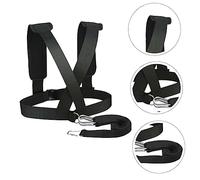 ERINGOGO 2pcs Running Resistance Belt with Padded Shoulder Straps Durable Fitness Training Bands for Improvement Sled Harness for Exercise and Weight Bearing Workouts