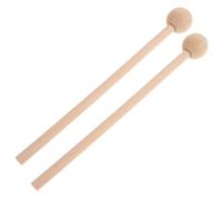 ERINGOGO 2pcs Safe Wooden Xylophone Mallets Orff Percussion Sticks with Round Tips for Glockenspiel Chime Wood Block and Bells Easy to Handle Crisp Sound for Early Music Education