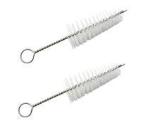 ERINGOGO 2pcs Saxophone Cleaning Brushes Wind Instrument Maintenance Tools with Nylon and Stainless Steel for Alto Tenor Soprano Sax Sound Hole Care and Tube Cleaning