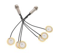 ERINGOGO 2pcs Sensitive Piezo Kalimba Pickup with Contact Technology Self Adhesive Acoustic Instrument Transducer for Guitar Violin Ukulele Banjo Sound Amplifier for Signal Transmission