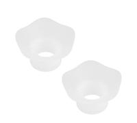 ERINGOGO 2pcs Silicone Inserts for 24mm Wearable Breast Pump - 17mm Flange Inserts Replacements Parts - Transparent Breastfeeding Accessories for Mom