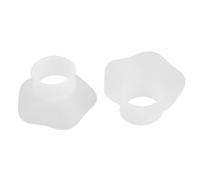 ERINGOGO 2pcs Silicone Inserts for 24mm Wearable Breast Pump - 21mm Flange Inserts Replacements Parts - Transparent Breastfeeding Accessories for Mom