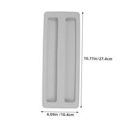 ERINGOGO 2pcs Silicone Toaster Oven Covers Extended Dustproof Lid Protectors for Bread Makers Kitchen Appliance Covers Compatible with Toasters Heat Resistant Grey