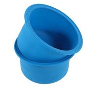 ERINGOGO 2pcs Silicone Wax Melting Pot Liners 4.72 X 2.55" Reusable Wax Melt Warmer Inserts Blue Non-stick Warming Pot Replacement for Women’s Hair Removal