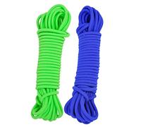 ERINGOGO 2pcs Skipping Rope Elastic Jumping Bands for Outdoor Sports Training Meters Durable Rubber Bands in Green and Blue
