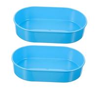 ERINGOGO 2pcs Small Medication Organizer Plastic Pill Counting Tray for Hospital Cart Compact Dispenser Dish for Efficient Tablet Sorting and Daily Medicine Management