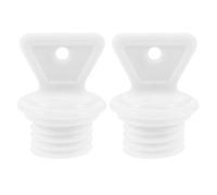 ERINGOGO 2Pcs Small Rubber Hot Water Bottle Stoppers with 22.5mm Cross-Shaped Leakproof Reusable Water Bag Plugs