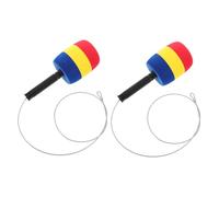 ERINGOGO 2pcs Soft Sponge Hammer for Interactive Pounding Mallet for Whack-mole Game Handle Plastic Mallets for Group Play and Skill Development