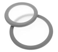 ERINGOGO 2Pcs Stethoscope Diaphragm Grey Floating Design High Acoustic Performance Pediatric and Adult Replacement Spare Parts for Precise Sound Detection