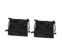ERINGOGO 2pcs Stroller Bottom Storage Bag Organizer for Diapers and Essentials Design for Shopping and Travel Compact Mesh Pouch for Strollers
