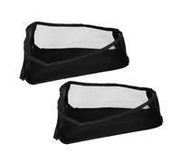 ERINGOGO 2pcs Stroller Net Bag Organizer Mesh Cargo Pouch for Wagon Accessories Flexible Storage for Diapers Toys Snacks Compatibility Various Stroller Models