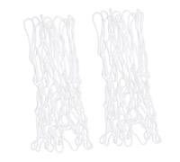 ERINGOGO 2pcs Thickened Hand-woven Basketball Nets Heavy-duty Mesh for Indoor Outdoor Hoop High Load-bearing Sports Game Accessory Suitable for Standard Basketball Rims