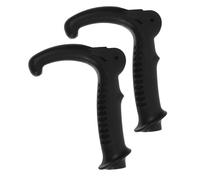 ERINGOGO 2pcs Trekking Pole Handle Replacement Grip Lightweight Plastic Cane Topper for Hiking Rods and Walking Sticks Easy Install Enhanced Comfort and Stability for Outdoor Trails