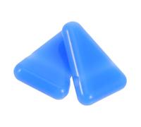 ERINGOGO 2pcs Tuning Fork Stabilizing Holder Secure Block Silicone Triangle Stand for Healing Sound Therapy Instrument Part