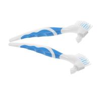 ERINGOGO 2pcs Turtle Shell Cleaning Brush Double-side Mud Dirt Remover Portable Practical Mini Brushes for Aquatic Turtle and Tortoise Care