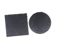 ERINGOGO 2pcs Turtle Tank Basking Platform Set Stone Nail Grinding Feeding Dish, Natural Reptile Rock Habitat Accessories, 10x10cm for Outdoor Turtle and Tortoise Habitat