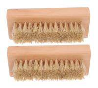 ERINGOGO 2pcs Ukulele and Guitar Dust Cleaning Brush White Bristles and Wooden Handle, Convenient Instrument Fingerboard Cleaner that Removes Dust without Hurting Ukulele or Bass