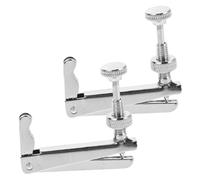 ERINGOGO 2pcs Universal Cello Fine for 3/4-4/4 Size, Metal String Adjuster with Fine Tuning Screws, Suitable for Cello Accessories and String Adjustment in Performance