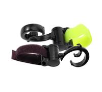 ERINGOGO 2pcs Universal Stroller Hooks Baby Stroller Accessories Replaceable Strap Clips for Diaper Bags and Grocery Hanging, Heavy Duty Hook and Loop Attachment for Prams and Motorcycles