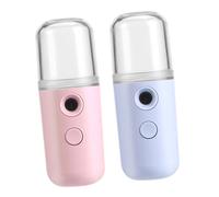 ERINGOGO 2pcs USB Charging Facial Mist Spray Humidifier Nano Hydrating Machine for All Skin Types Deep Moisturizing and Refreshing Facial Mist Sprayer for Daily Skincare Routine