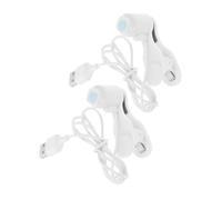 ERINGOGO 2pcs USB Screen Clicking Tool for Smartphones Silent Auto Tap Clicker with Adjustable Speeds for Live Broadcasts Order Grabbing and Online Shopping Automation White