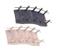 ERINGOGO 2pcs Vintage Design Unfinished Garden Accessory for Dollhouses Terrariums Outdoor Decor for Miniature Landscapes