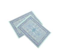 ERINGOGO 2pcs Vintage Floral Miniature Dollhouse Rug Cozy Rectangle Carpet for Dollhouse Furniture Decoration Realistic Tiny Floor Mat for Collectors Enhances Imaginative Pretend Play and