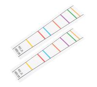 ERINGOGO 2pcs Violin Finger Placement Stickers Fretboard Note Guide Markers for 4/4 Violins Beginner Practice Label Decals for Learning Scales and Finger Position