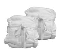 ERINGOGO 2pcs Washable Cotton Diaper Pants Breathable Six Cloth Nappies Leak Resistant Newborn Pull Up Pants for Boys