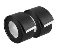 ERINGOGO 2pcs Waterproof Pvc Caulk Tape Black 3.2m X 3.8cm Self-adhesive Bathroom and Kitchen Sealant Strip for Toilet Base, Wall Corners, and Shower Sealing