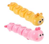 ERINGOGO 2pcs Wind Up Caterpillar Crawling Party Clockwork for Engaging Decorative for Indoor Enhancing Motor Skills and Coordination