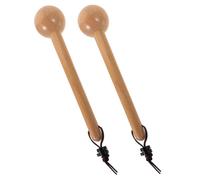 ERINGOGO 2Pcs Wooden Baseball Glove Mallet for Shaping Breaking Softball Mitts Long Handle with Smooth Finish for Comfortable Grip and Pocket Formation Portable Training Tool for Players