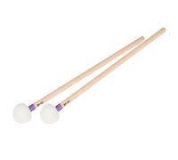ERINGOGO 2pcs Wooden Handle Drumsticks Comfortable Felt Drum Hammers for Percussion Instruments for Beginners and Professionals