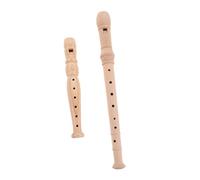 ERINGOGO 2pcs Wooden Soprano Recorder German Fingering for Adults Beginners Educational Music Instrument with Pure Tone for Learning and Performance