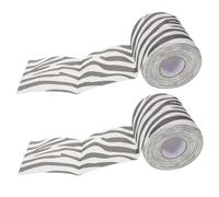 ERINGOGO 2pcs Zebra Print Toilet Tissue Soft Durable Textured Bathroom Wraps Fun Patterned Decor for Modern Stylish Bathrooms