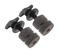 ERINGOGO 2set Complete Cymbal Stand Accessories Set Plastic Bracket Drum Cymbal Felt Pad Fixed Split Screw and Clamping Screw Knob