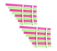 ERINGOGO 2set Pan Flute Science and Education Toys for Students Diy Homemade Panpipe Musical Instrument for Student Science Experiment Toy and Education Panpipe Activity