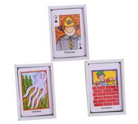 ERINGOGO 3 Boxes Early Learning Educational Poker Cards for Colorful Interactive Game Enhance Memory Cognitive Skills Hand Eye Coordination and Creative Playing Cards