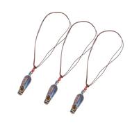 ERINGOGO 3 Pcs Creative Ceramic Carrot Whistles for Musical Plaything Lightweight and Safe Design to Stimulate Music Learning and Early Literacy
