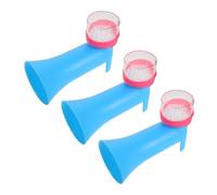 ERINGOGO 3 Sets Portable Ear Drum Model for School Teaching Sound Wave Vibration Prop Human Ear Tympanic Demonstrator Plastic DIY Science Project Learning Tool