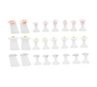 ERINGOGO 3 Sets Silicone Nail Art Toe Separators for Pedicure Nail Polish Toe Spreaders Soft Gel for Men and Women Use Manicure Tool for Home and Salon