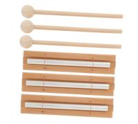 ERINGOGO 3 Sets Wooden Hand Chimes with Mallets Portable Percussion Instruments for Yoga Meditation Classroom Management Prayer and Focus Enhancement Traditional Craftsmanship
