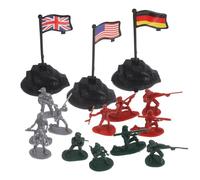 ERINGOGO 300Pcs Modern Soldier Model for Sandbox Play Plastic Military Figures with Detailed Contemporary Design Miniature Army for Sand Table Scenes
