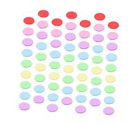 ERINGOGO 300Pcs Transparent Colored Bingo Chips Plastic Counting Markers for Family Games and Gambling Fun with Smooth Surface and Random Colors Random Color