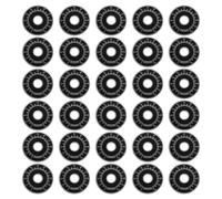 ERINGOGO 30pcs 0-100 Dial Face Plate - Potentiometer Control Scale Plate - 10mm Hole Volume Regulator Indicator Dial for Home Stereo and Electronic Devices