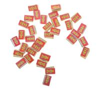ERINGOGO 30pcs Miniature Religious Decor Tiny Buddhist Paper Ornaments Micro Sacred Texts for Home Office Spiritual Blessing Display Decorative Mini Collection
