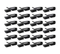 ERINGOGO 30Pcs Outdoor Belt Clip Webbing Ending Clip Plastic Strap Keeper Buckle for Backpack, Helmet, and Climbing Gear Accessories, 48Mm Large Replacement Buckle for Outdoor Use