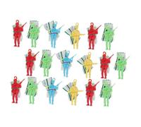 ERINGOGO 30pcs Parachute for Outdoor Flying Soldier Parachute Mixed Colors Environmental Friendly for Boys