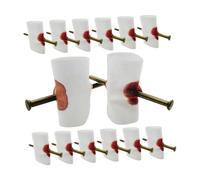 ERINGOGO 30pcs Realistic Finger Nail Props Portable Trick for Party Pranks Fun Entertainment Safe Material for Interactive Play for Shared Laughter Social Skills Development
