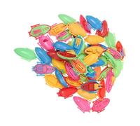ERINGOGO 30Pcs Small Plastic Boat Lifelike PVC Model Ornaments for Home Garden Decor Party Favors Lightweight Collectible Nautical Canal and Water Play Accessories Random Color